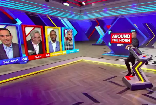 Around the Horn-ESPN-Before the Horn-Twitter-Youtube-Woody Paige-Tony Reali-Dominique Foxworth-chalkboard