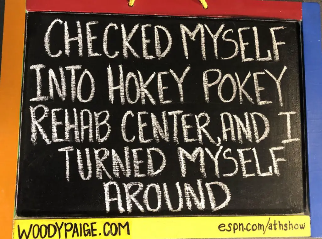 woody paige-chalkboard-around the horn-blackboard-books-espn-suicide-quotes-woody paige chalkboard