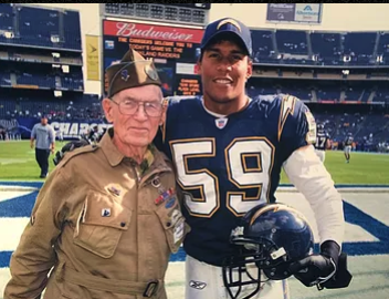 donnie edwards-nfl-ww II-ww2-veterans-vets-best defense foundation