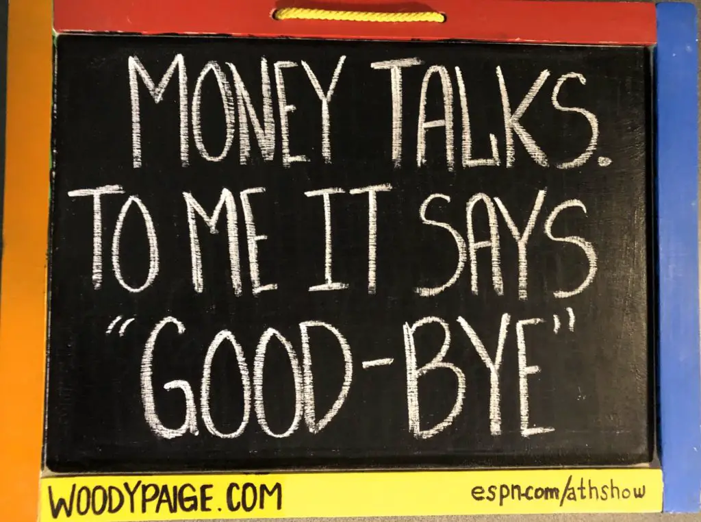 woody paige-chalkboard-around the horn-blackboard-books-espn-suicide-quotes-woody paige chalkboard quotes-Woody Paige chalkboard-podcast-smart water-spam