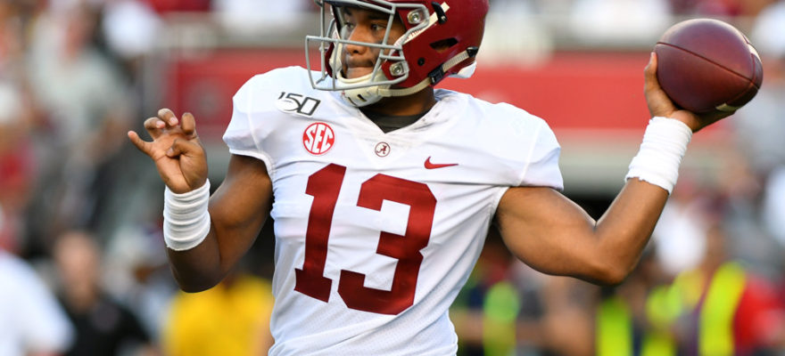 ncaa-college football-point spreads-advice-picks-betting odds-betting advice-betting-professional gamblers-picks-sharps-money-sharp money-public money-vegas-las vegas-sportsbooks-westgate superbook-tua tagovailoa-nick saban-lsu-alabama-usc-joe burrow