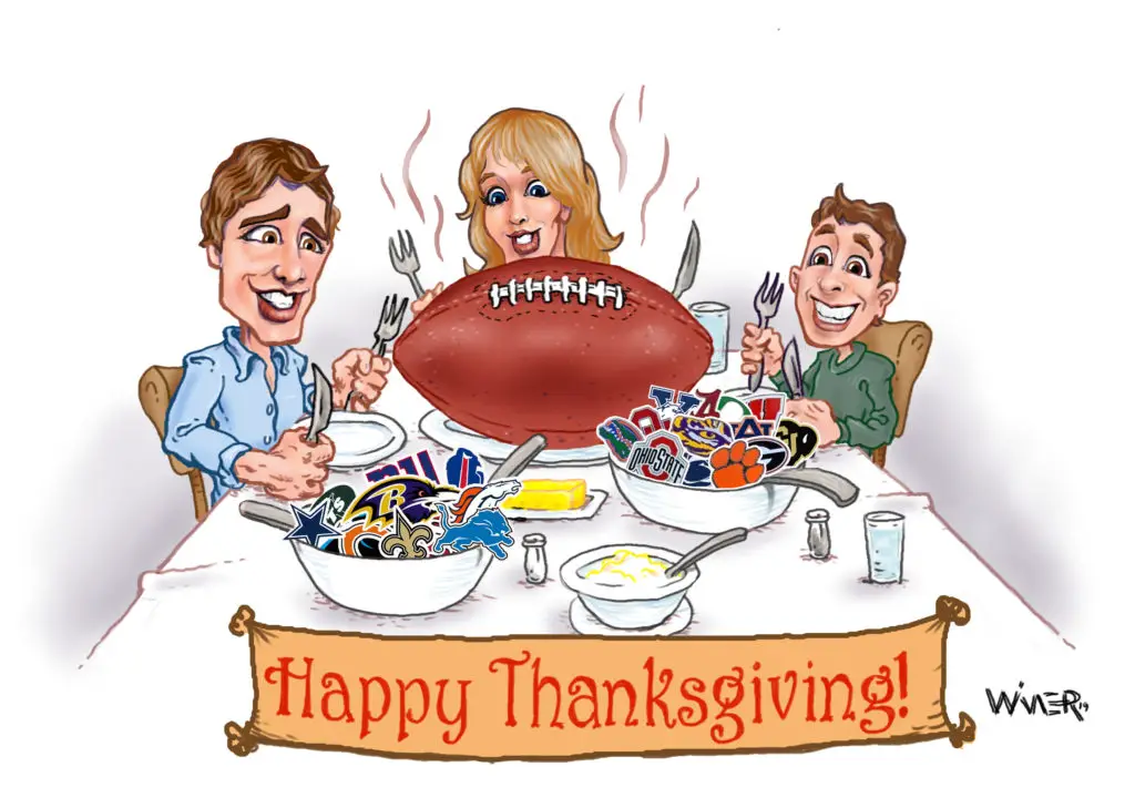 CARTOON: Football is the ultimate Thanksgiving tradition