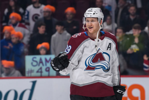 nathan mackinnon-nhl-colorado-avs-avalanche-colorado avalance-jared bednar-kroenke sports-comcast-hart trophy-standings-record-sidney crosby-patrick roy-Mikko Rantanen-gabe landeskog-calder trophy-stanley cup-playoffs