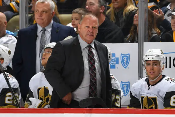gerard gallant-nhl-fired-hot seat-vegas golden knights-las vegas golden knights-knights-rumors-coaching change-coaching changes-stanley cup-all star game-mike babcock-toronto maple leafs-san jose sharks-tampa bay lightning-Jon Cooper-peter deboer-bill peters-standings