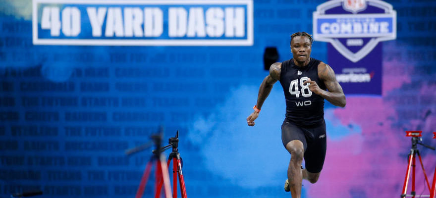 NFL Combine-Combine-results-prospects-nfl-top performers-stats-40-40 yard dash-vertical jump-broad jump-3 cone drill-bench press-henry ruggs III-alabama-jerry jeudy-laviska shenault-larry allen-bill belichick-tom brady-peyton manning-justin herbert-tua tagovailoa-joe burrow-hand size-height-weight