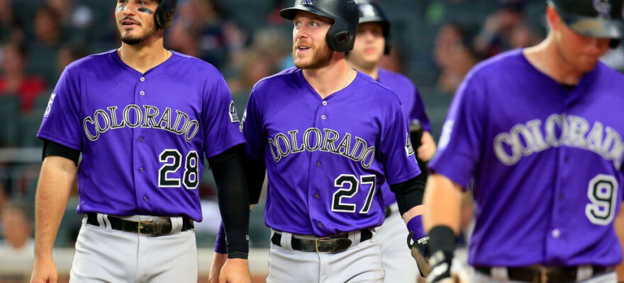 Rockies Nolan Arenado, Trevor Story, Charlie Blackmon make all