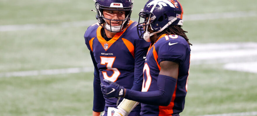 broncos-denver broncos-drew lock-jerry jeudy-nfl-2020-odds-betting-woody paige