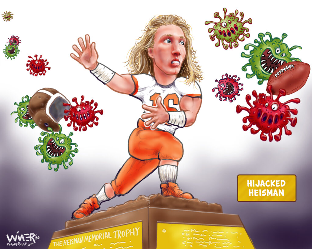 trevor lawrence-covid-coronavirus-covid 19-nfl-clemson-positive-heisman-odds-betting odds