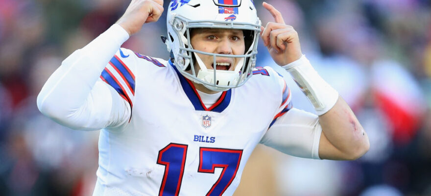 josh allen-buffalo bills-bills-bills mafia-denver broncos-broncos-draft-nfl-nfl draft-wyoming-bradley chubb-baker mayfield-sam darnold