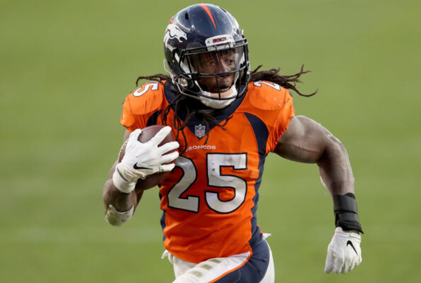 Melvin Gordon-broncos-nfl-denver-denver broncos-record-draft position-drew lock-matthew stamford-vic fangio-2021-john elway-joe ellis-garett bolles-melvin gordon-von miller-bradley chubb-raiders-las vegas raiders