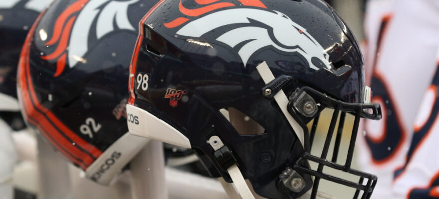 denver broncos-gm-general manager-broncos-george paton-peyton manning-john elway-nfl-afc west-drew lock-vic fangio-helmet