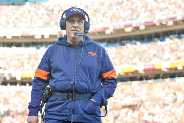 george paton-vic fangio-nfl-broncos-denver-denver broncos-gm-general manager-john elway