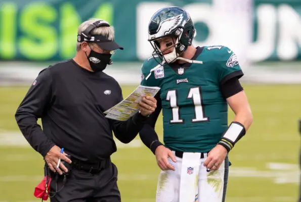 doug pederson-eagles-philly-philadelphia-philadelphia eagles-fly eagles fly-super bowl-carson wentz-jalen hurts-nfl-fired-replacement-howie roseman-jeffrey lurie