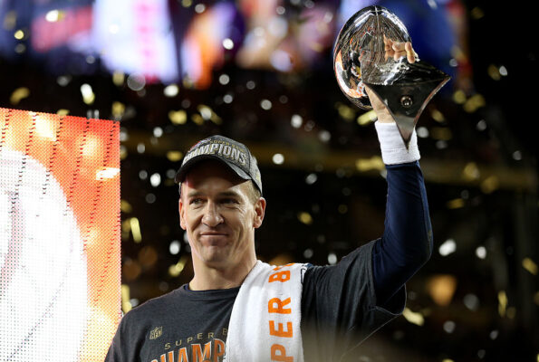 peyton manning-hall of fame-broncos-colts-denver broncos-indianapolis colts-airplane-stats-records-mvp-earnings-nfl-eli manning-archie manning-woody paige