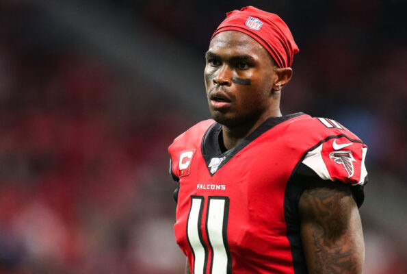 Julio Jones-trade-salary-contract-dead money-stats-matt ryan-draft-hall of fame-landing spots-nfl-rumors-tennessee-titans-ryan tannehill-aj brown-derrick henry-mike vrabel