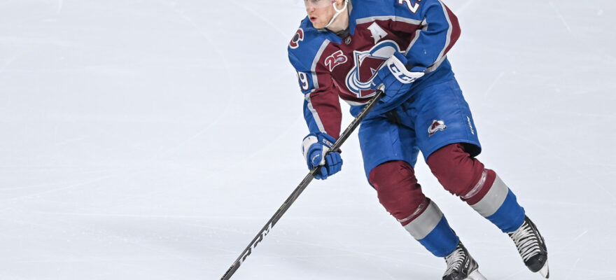 Nathan MacKinnon-avalanche-avs-colorado-nhl-odds-betting odds-stanley cup-playoffs-Gabe Landeskog-Mikko Rantanen