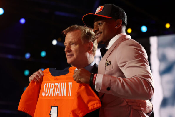 broncos-denver broncos-nfl draft-grade-draft picks-patrick surtain-picks-2021-teddy bridgewater-drew lock-justin fields-deshaun watson-aaron rodgers-vic fangio-george paton-woody paige